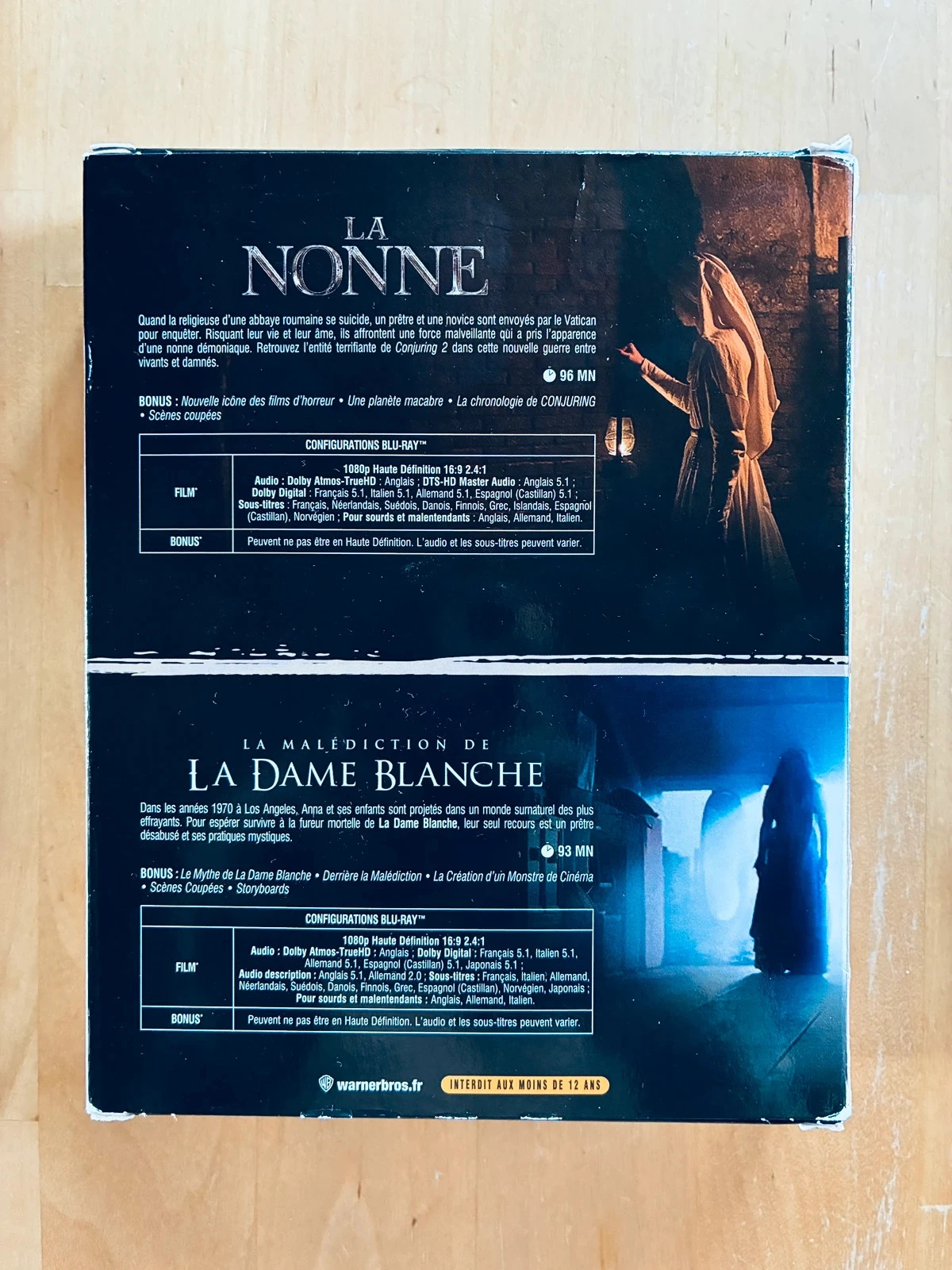 Caja de 2 Blu-ray de terror: La Monja y La Maldición de la Dama Blanca. – photo 2